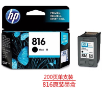 惠普(HP)816黑色原装墨 盒 适用D2468 4308 2368 一个