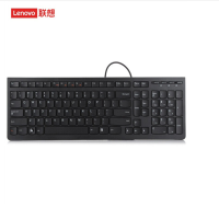 联想 K5819 键盘 有线键盘 办公键盘 巧克力键盘 电脑键盘 笔记本键盘单键盘 白黑两色