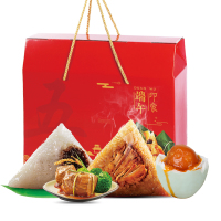 五芳斋 粽子礼盒 端午节粽子礼盒装 端午嘉兴特产8粽子6咸鸭蛋大礼包 端午印象礼盒 1190g