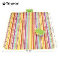 三极户外（Tri-pola)格子野餐垫 约2*1.45米 600D牛津布 约坐3-5人