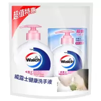 威露士(walch) 525ml+袋装250ml健康抑菌洗手液(倍护滋润) 组合装（单位：瓶）（BY）