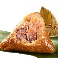 好拾味 鲜肉大肉粽 速冻粽子 早餐点心端午大肉粽150g/只*10