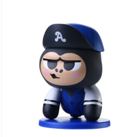 机乐堂 FA-K07屁屁猩出风口车载香水-棒球猩 风口仪表台潮流创意车内饰品摆件除异味净化空气清新剂除甲醛精蓝色