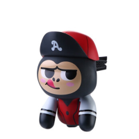 机乐堂 FA-K07屁屁猩出风口车载香水-棒球猩 风口仪表台潮流创意车内饰品摆件除异味净化空气清新剂除甲醛精油 红色