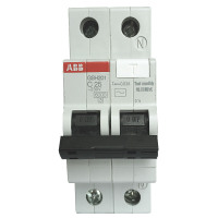 ABB 1P25A漏电保护器微型空气开关带漏保 GSH201 AC-C25 电工电料(单位:个)
