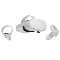 VR眼镜虚拟现实眼镜 VR一体机智能头显 全景眼镜2代 256g+路由器+收纳包