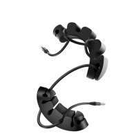 机乐堂 JR-ZS209 灵动系列数据线桌面理线器收纳扣充电线耳机防缠收线槽