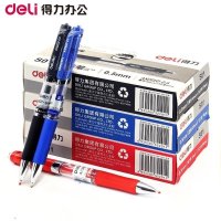 得力deli S01中性笔0.5(黑色 蓝色 红色)J(12支/盒)（BY）