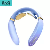 SKG 颈椎按摩器按摩仪 肩颈按摩器 颈椎经络护颈仪 便携手机智能蓝牙操控 K6蓝紫