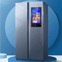 云米21Face系列458升变频智能大屏对开门抖音双开门电冰箱BCD-458WML 单个价