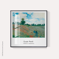 世界名画卫生间挂画浴室装饰画洗手间免打孔挂画防水免钉壁画 B款 80*80cm 经典黑