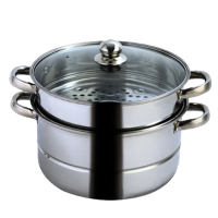 赫曼德(NOLTE) 蒸蒸宝双层蒸锅家用蒸馒头包子26cm 蒸锅燃气电磁炉通用 HM-Z057 (单位:个)