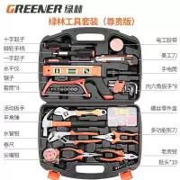 绿林(GREENER)家用工具箱套装五金工具多功能电工木工电讯维修(尊贵版)套装(BY)