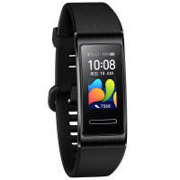 华为(HUAWEI) 4pro 智能手环 运动手环 NFC刷卡 睡眠检测 GPS 触摸彩屏 血氧检测 曜石黑