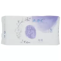 ABC 汉方纯棉卫生巾 H89 甜睡夜用 超薄 3片/包(包)