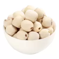 盛耳莲子200g 磨皮白莲子去芯干莲子无心连子莲米干货银耳百合羹