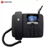 摩托罗拉(MOTOROLA)FW400L升级4G无线固话 普通家用/办公话机 免提来电 显示带背光全网通 黑色