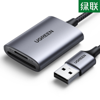 绿联 CM401 TF/SD二合一读卡器USB3.0(双卡双读)