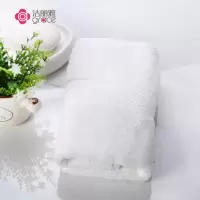 洁丽雅鲁道夫纯棉抗菌毛巾115g 74*34cm(袋装)蓝白咖混发