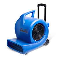 军根 CB-900D新款三速吹风机带拉杆商场酒店鼓风机/蓝色gk