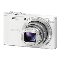 索尼(SONY)美颜wifi家用相机WX350白色(不含卡)(单位:台)(BY)