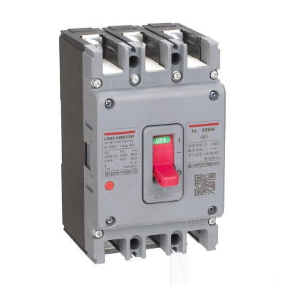 德力西 DELIXI ELECTRIC 塑壳断路器 CDM3-160F/3300 125A 插入式板前接线.