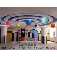 星 空球婚 庆4s展 厅空 中布 置装 饰泡 沫雕 塑太 空星 球吊 饰影 楼拍 摄橱 窗