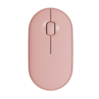 Pebble鹅卵石 鼠标 无线蓝牙鼠标 办公鼠标 静音鼠标 女性鼠标 便携鼠标 对称鼠标 粉色