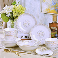 T 碗盘套装 各10个 套装