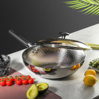 赫曼德(NOLTE) 厨房锅具炒锅三层钢锻打锅尊爵 32cm炒菜锅平底锅 燃气电磁炉通用 HMD-9812 (单位:个)