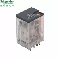 施耐德电气 小型继电器 RXM2LB2P7 中间继电器 5A 8脚 AC230V 插拔式继电器 AC220V