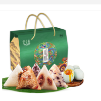 东来顺(DONG LAI SHUN)清真粽子礼盒900g中华老字号北京特产6味9粽4枚鸭蛋香粽礼盒