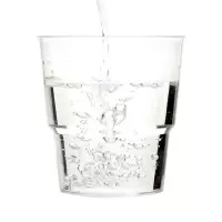 佳胜雅 一次性航空杯透明硬塑料杯子 230ml(30只装)