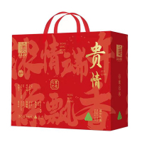 真真老老 粽子礼盒 端午嘉兴特产肉粽蜜枣粽红豆粽白米粽8粽4味 贵情粽子礼盒 800g