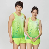 田径训练服套装男女跑步运动套装