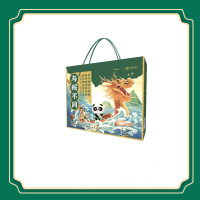 百果园公司 与粽不同礼盒800g(整只鲍鱼大肉粽160g*2 蛋黄高汤鲜肉粽120g*2 桂花椰香蜜豆粽120g*2)