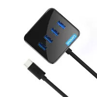 联想(Lenovo)C603 Type-C转USB分线器 3.0接口转换器 4口扩展坞 转接头 HUB集线器