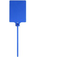 塑料吊牌 标签牌 扎带贴快运物流挂签 物流吊牌58mm宽(100条)蓝色