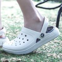 Crocs/卡骆驰男鞋女鞋2020新款乐唯克骆格洞洞鞋轻便透气沙滩鞋拖鞋凉鞋205852-1CR