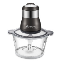 艾贝丽多功能小型电动不锈钢绞肉机大容量玻璃(SD-JR68) WT