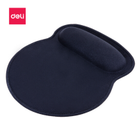 得力(deli) 黑色2225 舒适记忆棉腕托鼠标垫 办公游戏鼠标垫