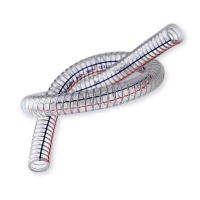 pvc透明钢丝管软管塑料 塑胶 108的透明钢丝管