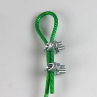 铁镀锌钢丝绳卡头紧固件夹紧器固定u型锁扣铁丝夹子