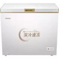 奥马(Homa) BC/BD-295MF 295升变温冷柜 家用冷藏冷冻小冷柜 卧式冷柜 深冷棕