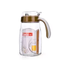 紫丁香食品级玻璃防漏油壶【棕色】820毫升（JA820） WT