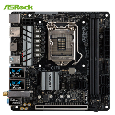 华擎(ASRock)Z390M-ITX/ac主板 5年全保修 上门安装