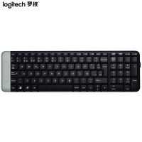 罗技(Logitech)K230 键盘 无线键盘 办公键盘 优联 笔记本键盘 黑色 自营 带无线2.4G接收器