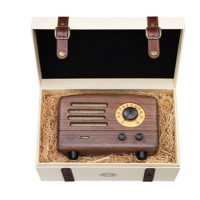 猫王收音机·乌托邦 FM收音机/蓝牙音箱 MW-6胡桃木