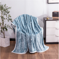 木辛梓 雪貂绒毛毯 180*200cm （图案备注）