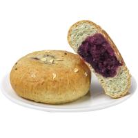 昔日印象全麦抹茶味欧包12个无糖精无油粗粮0吐司减脱脂低整箱代餐早餐